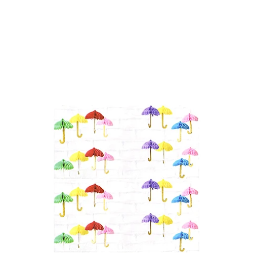 Guirnalda De Papel En Forma De Paraguas 1.2m Color Aleatorio-1