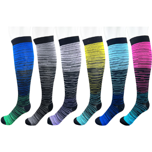 Calcetines De Compresion Para Varices Jaspeado 12 Unid-1