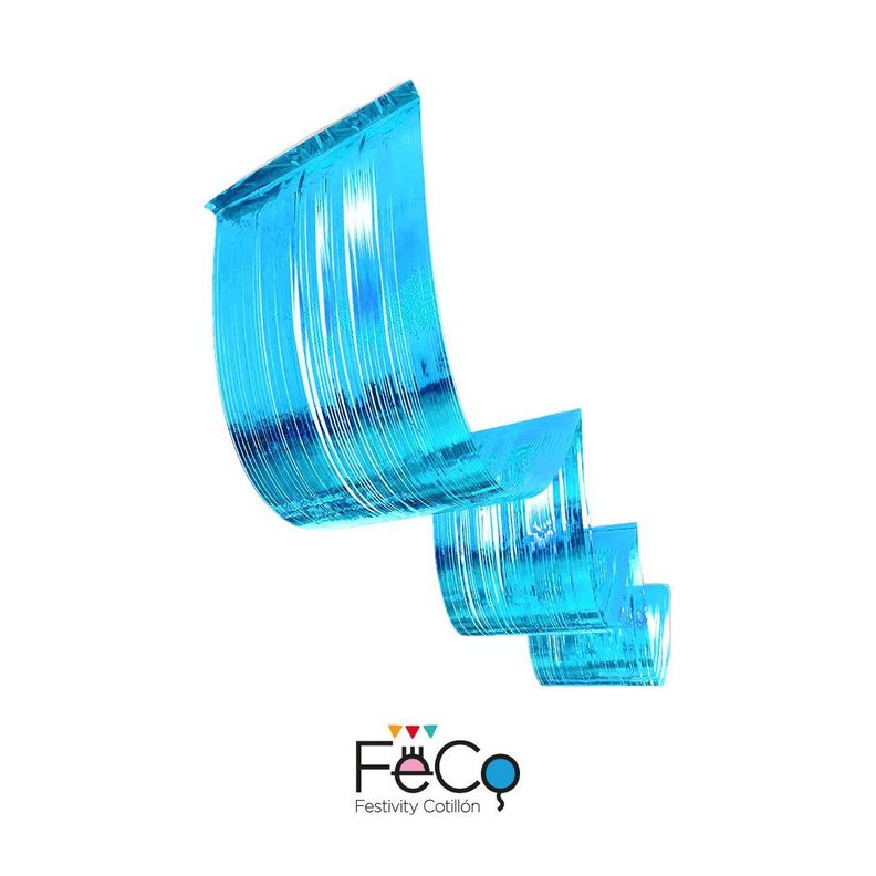  GUIRNALDA METALICA ECO CELESTE 0.33X4.5M-0