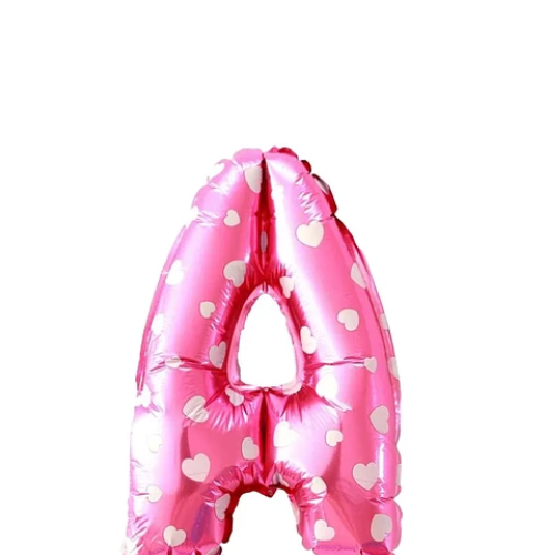Globo Letra A Rosa 16 Pulgadas-1