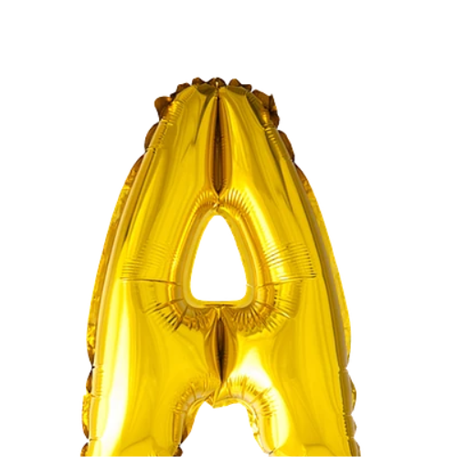 Globo Letra A Oro 30 Pulgadas-1