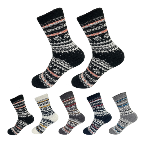 Calcetines De Mujer Diseño Toalla 12 Unid-1