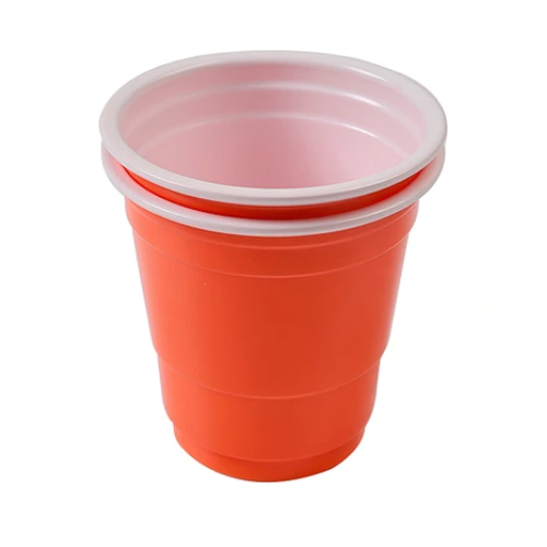 Vasos Plasticos Shot Naranja 16pcs 60ml-0