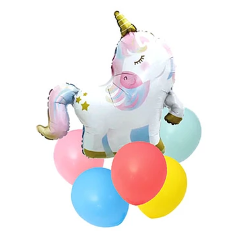 Set De Globos Unicornio 7 Piezas-0