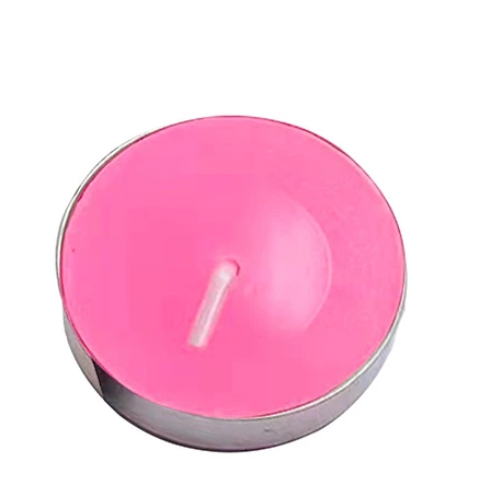 Velas Aromáticas Color Rosado 10pcs 3,5cm-1