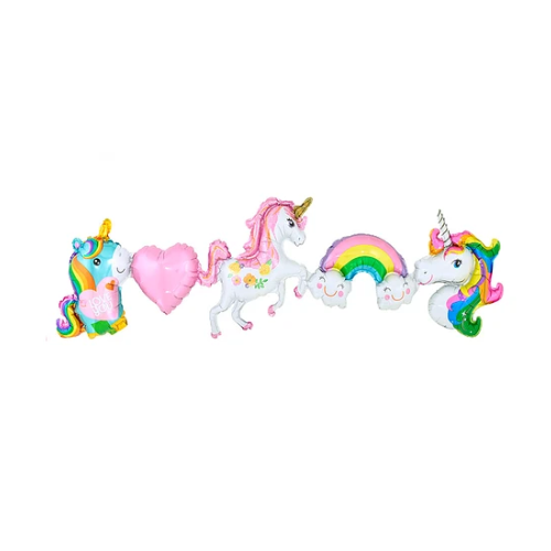 Globo Metalico Unicornio 26x105 cm-0