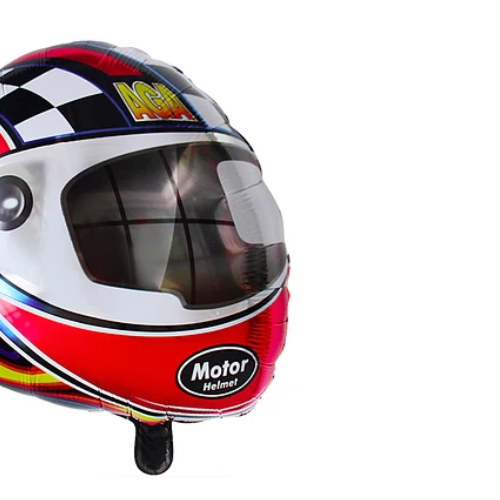 Globo Metalico Diseño Casco 51x53Cm-1
