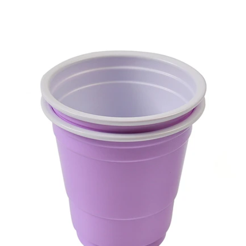 Vasos Plasticos Shot Morado 16pcs 60ml-1