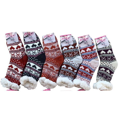 Calcetines Pantuflas Mujer Con Chiporro 12 Unidades-0