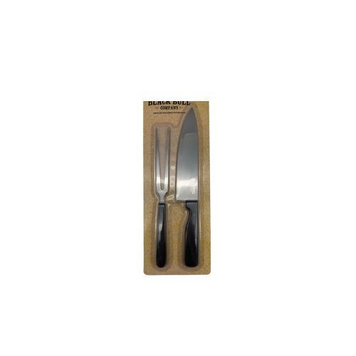 SET CUCHILLO + TENEDOR BLACKBULL.