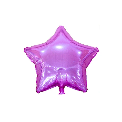 Globo Metalico Estrella Rosado Tornasolado-0