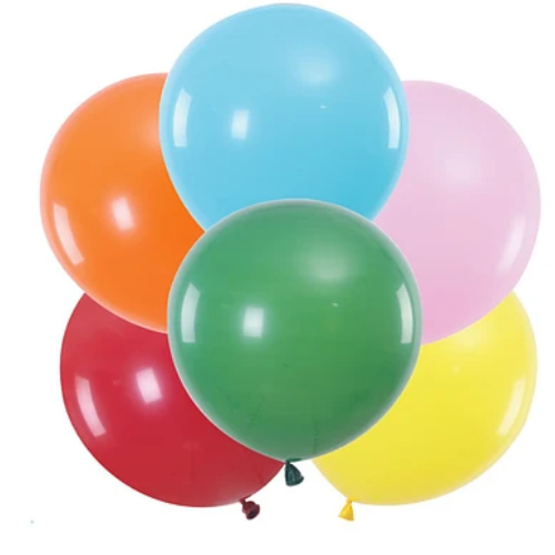 Globos De Latex Colores Surtidos 23cm 12pcs-0