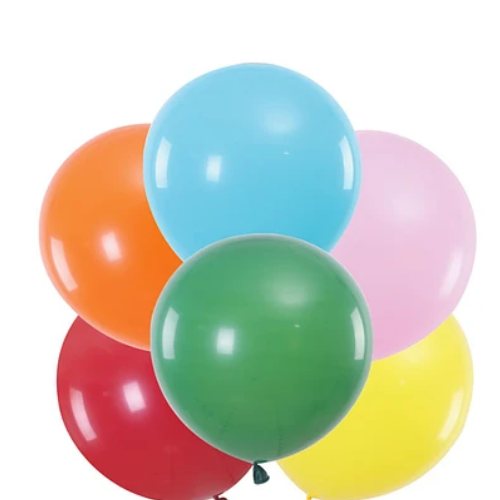 Globos De Latex Colores Surtidos 23cm 12pcs-1