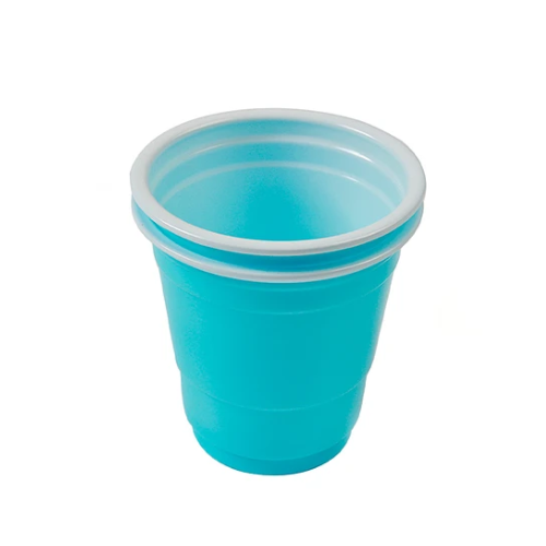 Vasos Plasticos Shot Celeste 16pcs 60ml-0