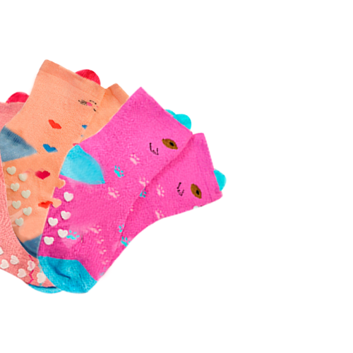 Calcetines De Bebe Toalla Diseños Surtidos 12 Unid-1