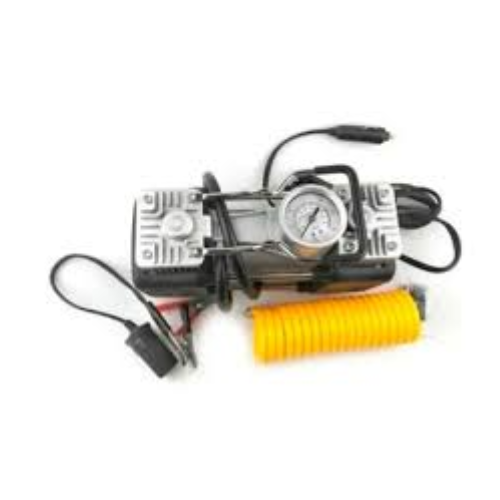 Compresor De Aire Doble Cilindro Pisto 12v Auto.-1