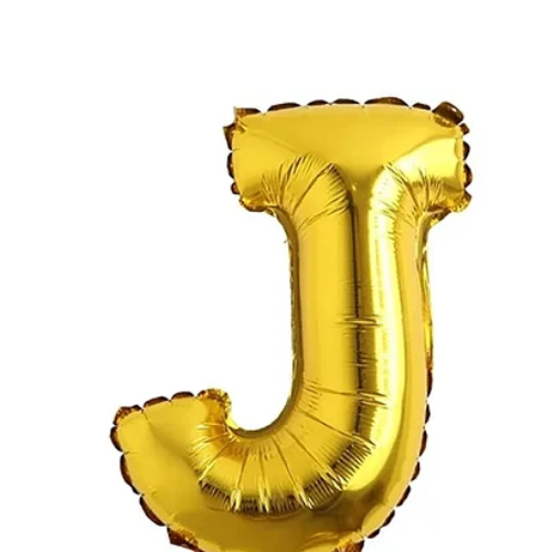 Globo Letra J Oro 16 Pulgadas-1