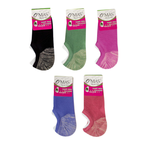 Calcetines De Mujer Invisible Con Cobre Sin Remallado 12 Unid-1