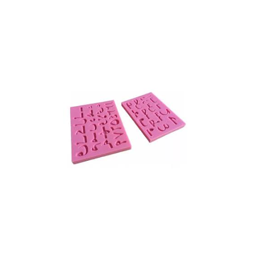MOLDE PARA FONDANT Letras rosadas-1