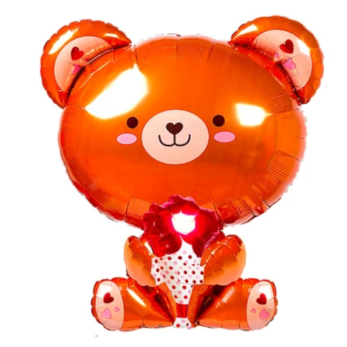 Globo Metalico Diseño Oso 62x71Cm-0