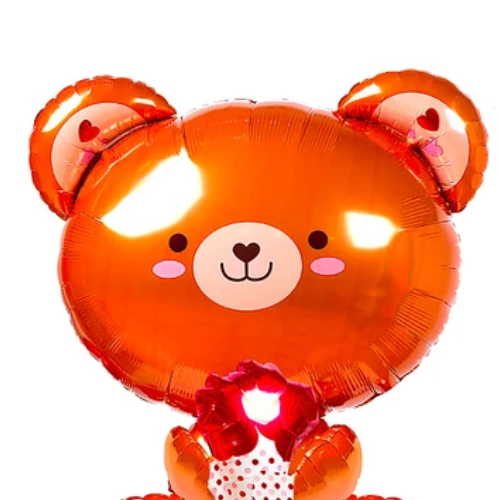 Globo Metalico Diseño Oso 62x71Cm-1