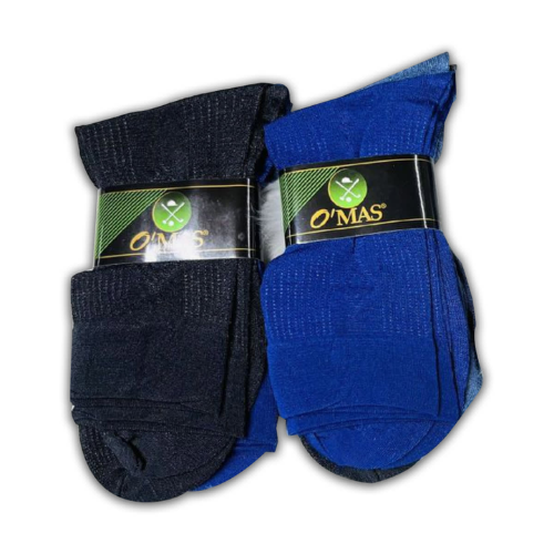 Calcetines De Hombre Con Diseño Rombos 12 Unid-1