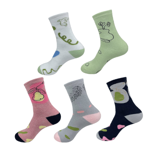 Calcetines De Mujer Diseños Surtidos Toalla 12 Unid-1