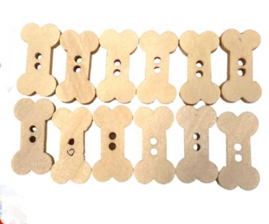CUENTAS DE MADERA HUESITOS