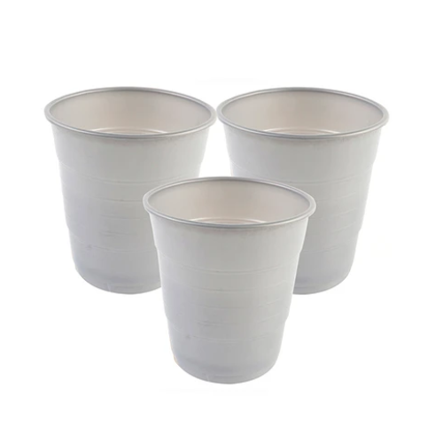 Vasos Plásticos Color Plata 410ml 10pcs-0