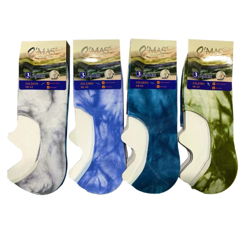 Calcetines De Hombre Invisible Con Diseño 12 Unid-1