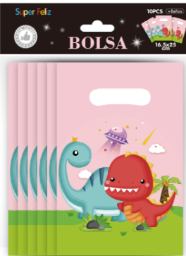 BOLSAS DE DULCES DINO BEBE NIÑA-0