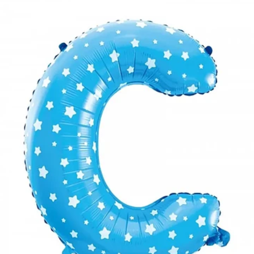 Globo Letra C Azul 16 Pulgadas-1