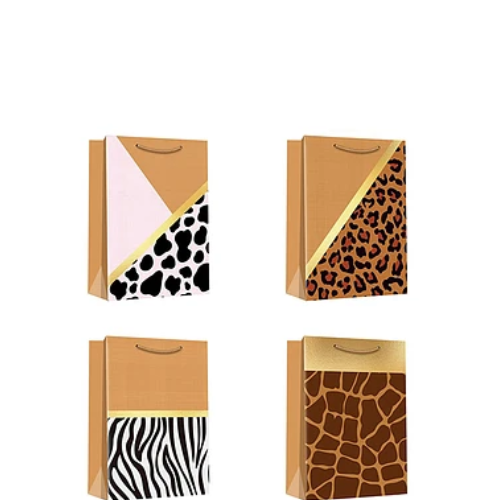 Bolsa De Regalo Animal Print 8x18x24cm-1