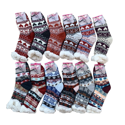 Calcetines Pantuflas Mujer Con Chiporro 12 Unid-1