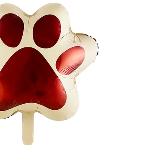 Globo Metalico Huella De Perro 60x67Cm-1