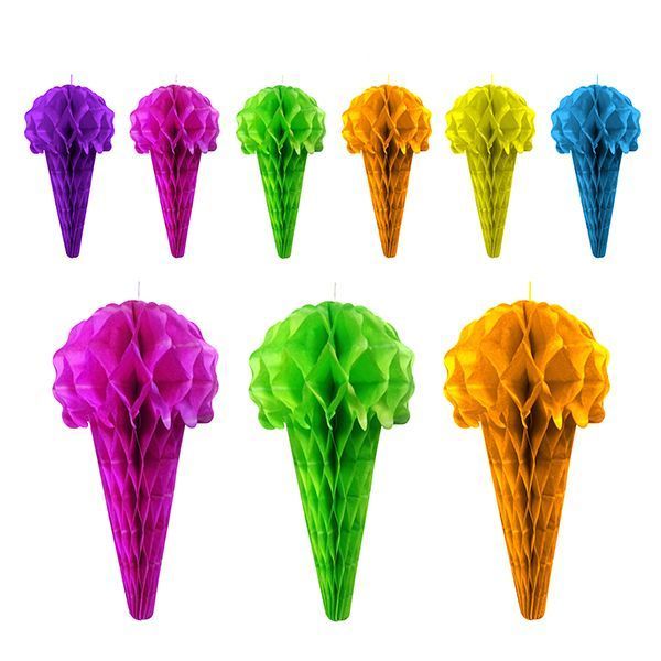 GUIRNALDA HELADO MULTICOLOR 2M X1 UNI -0