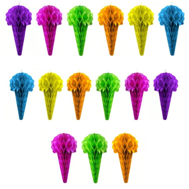 GUIRNALDA HELADO MULTICOLOR 2M X1 UNI -1
