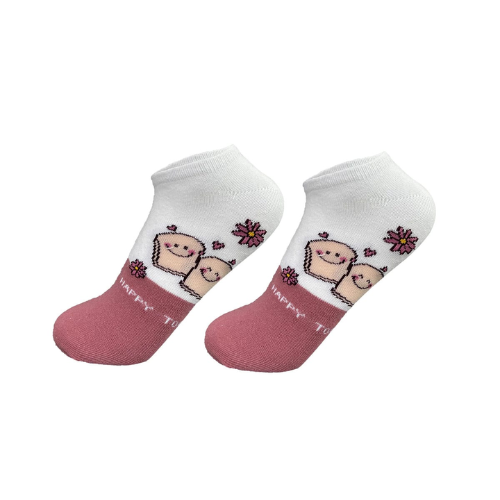Calcetines De Mujer Corte Tobillo Oso Oveja Caballo 12 Unid-0