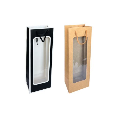 Bolsa Regalo Color Liso Transparente 36X12.5X8.5Cm 12 Unid -1