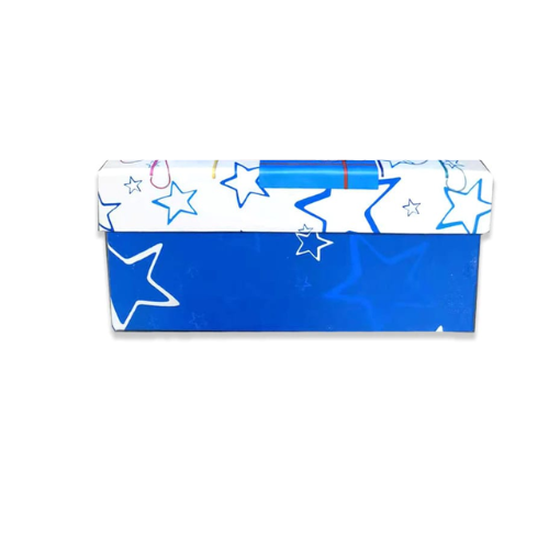 Set 3 Cajas De Regalo Diseño Mono Fondo Azul 6 Unid -0