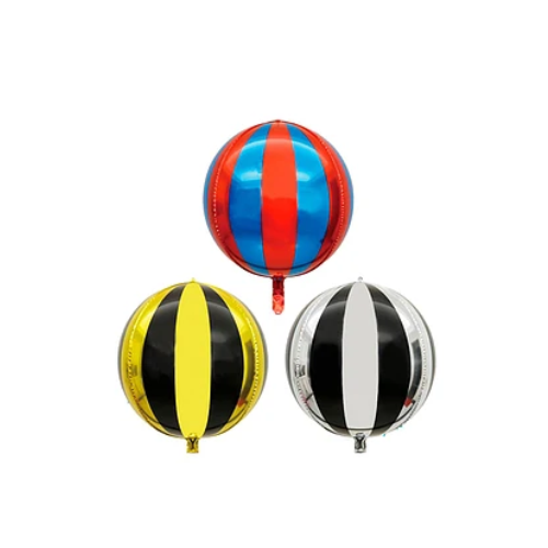 Globo Metálico Esfera Multicolor 55Cm Diseño Aleatorio-1