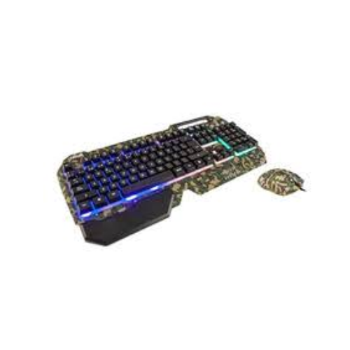  Kit Teclado Y Mouse Combo Gamer 4 En 1.-0