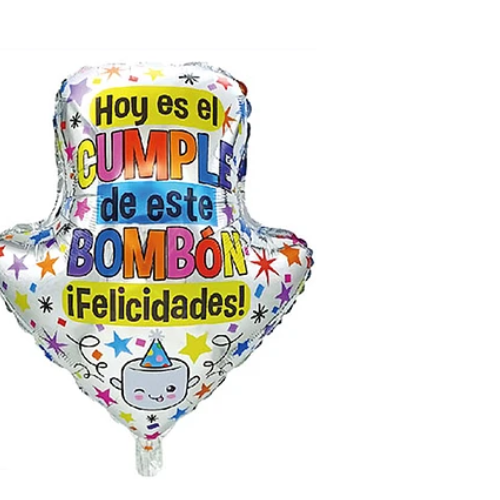 Globo Metálico De Cumpleaños En Forma De Flecha 56x69Cm-1