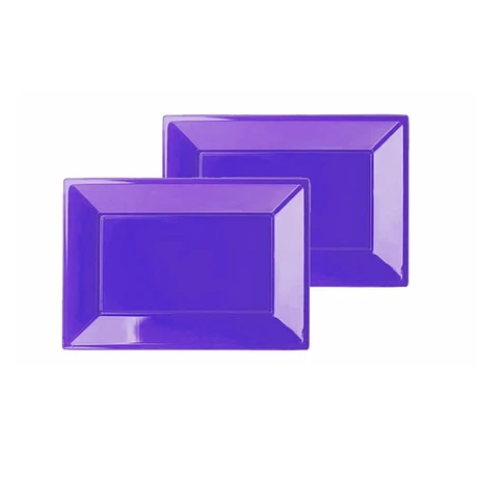 Bandeja Rectangular 32x23cm Morado