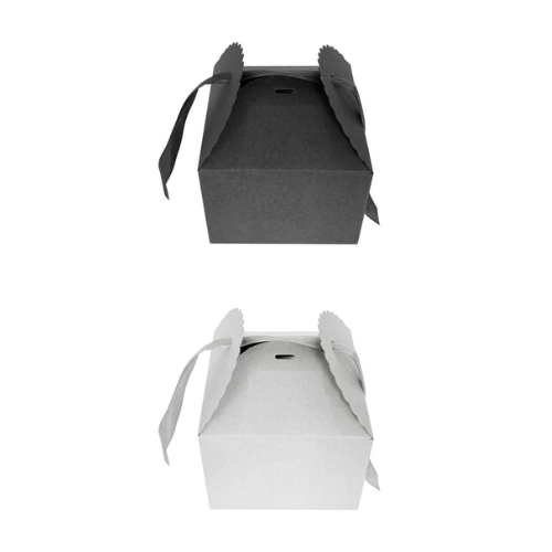 Cajas De Regalo Carton Liso Liston 9X9X6Cm 12 Unid -1