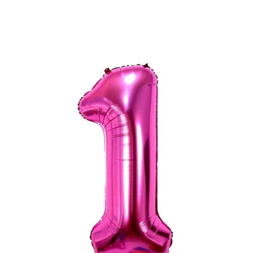 Globo Número 1 Rosa 40 Pulgadas-1