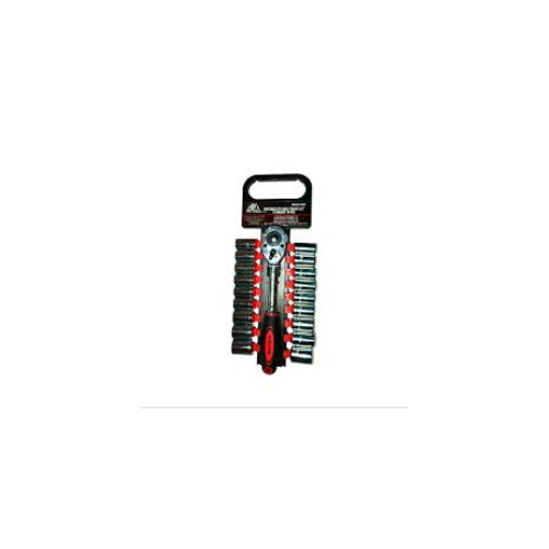 Set Juego 12 Pcs Ratchet Dados Herramientas 12.-1