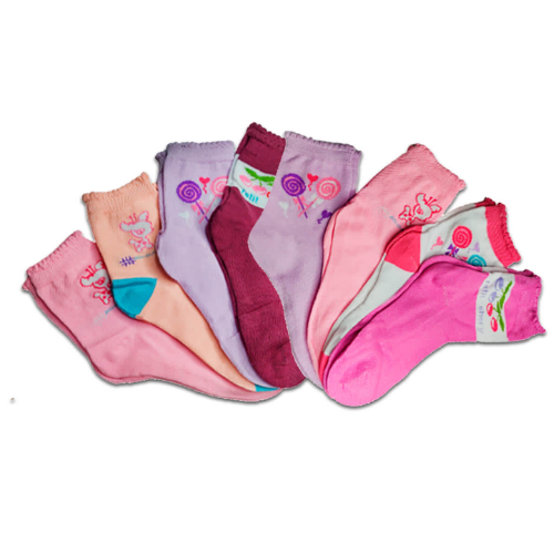 Calcetines De Niña Pack De 4 Talla 6 12 Unid-0
