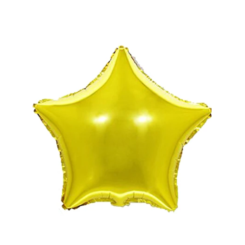 Globo Metálico Estrella Dorada 8pcs 12 cm-0