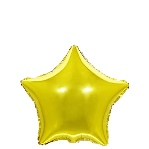 Globo Metálico Estrella Dorada 8pcs 12 cm-1
